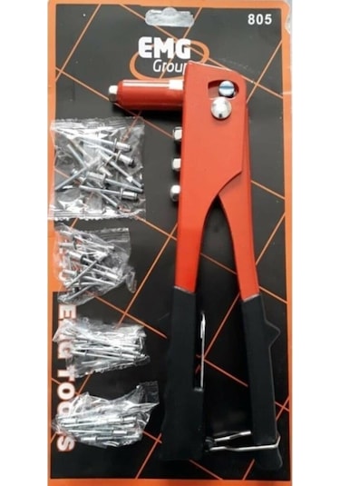 24X8.7 Cm Emg Profesyonel Perçin Tabancası - 50 Adet Perçin Hedi