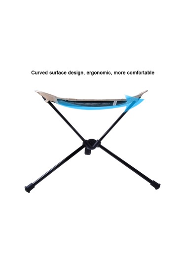 Suofeng Açık Hava Ayak Dayanağı Katlanır Sandalye Ayak Dayanağı Kullanışlı Boş Zaman Kamp Balıkçılık Teleskopik Ayak Dayanağı Katlanır Sandalye Ayak Dayanağı Alüminyum Alaşımlı Ayak Desteği Siyah Siyah