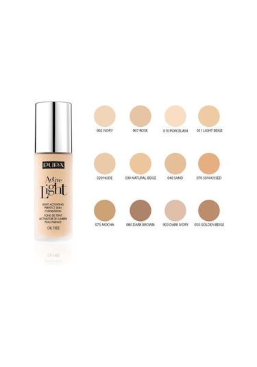 Pupa Active Light Fondöten No:070 30 ML