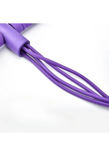 Meridiangoods Mor Direnç Lastiği Tüm Vücut Antrenmanı Karın Fitness Ve Esneklik Geliştirici Mor