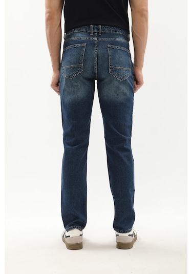 Erkek Normal Kalıp Regular Jean Pantolon Mavi