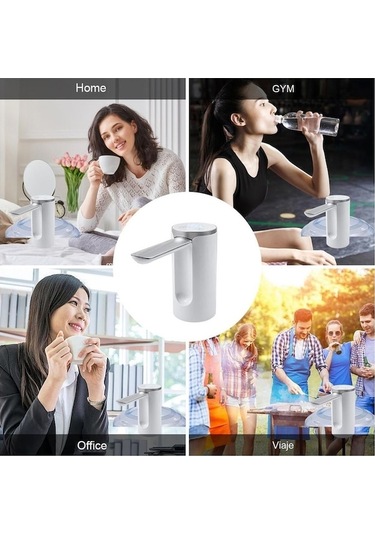 Maoyaya Evrensel Elektrikli Katlanabilir Su Pompası - Su Miktarı Seçimli Otomatik Beyaz Sebili Diğer