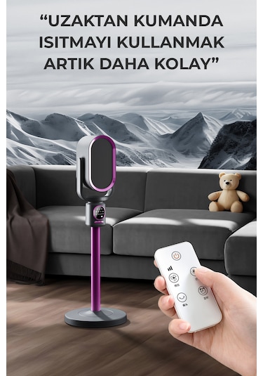 Robo Teleskopik Ayaklı Isıtıcı