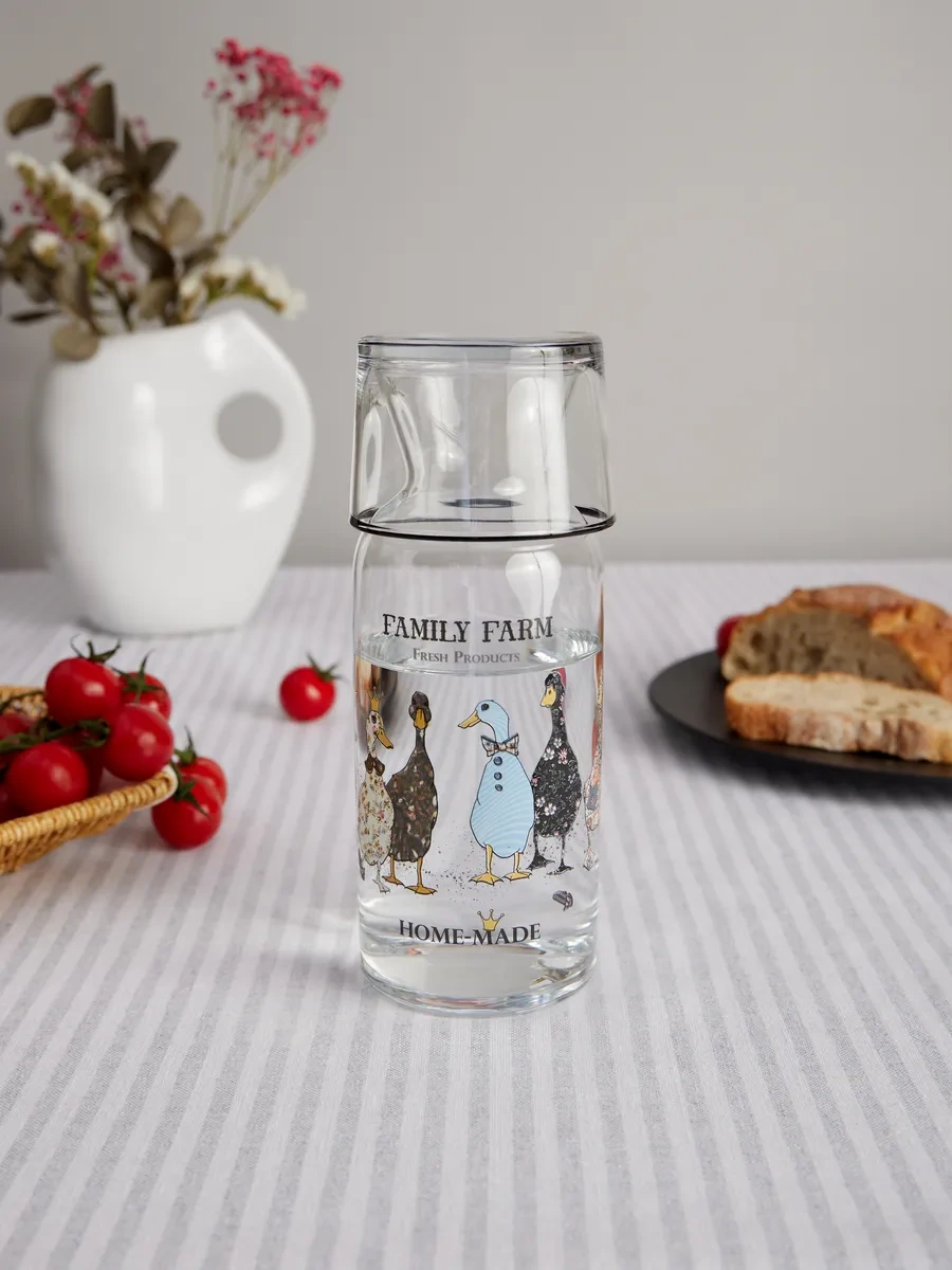 Lefard Kapaklı Ve Bardaklı Su Sürahisası "family Farm" 700 Ml 170418078
