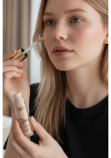 Wonderway Full Coverage 2-in-1 Fondöten & Kapatıcı Concealer 01 Açık Ten