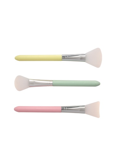 Shineyee 3 Adet Yumuşak Silikon Yüz Maskesi Fırçası - Hassas Ciltler İçin Nemlendirici & Vücut Losyonu Uygulayıcı