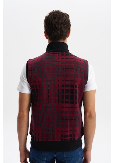 Arma Erkek Slim Fit Örme Desenli 3 İplik Şardonlu Dik Yaka Yelek %70 Pamuk %30 Polyester Y6sso9490 Bordo Arma Erkek Slim Fit Örme Desenli 3 İplik Şardonlu Dik Yaka Yelek %70 Pamuk %30 Polyester Y6sso9490 Bordo