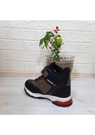 Wısco 056 Vizon Renk Cırtlı Kürklü Erkek Çocuk Bot 001