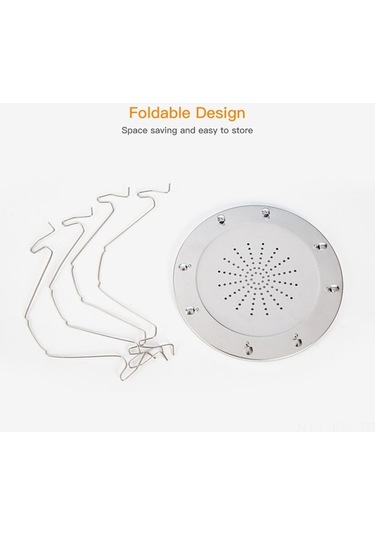 Fortunelane Katlanır Paslanmaz Çelik Ekmek Kızartma Makinesi - 4 Dilim, Hızlı