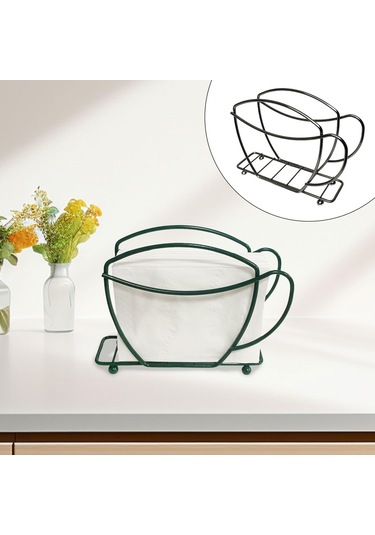 Homyl Tezgah Bar Restoran Için Kağıt Peçetelik Peçete Siyah