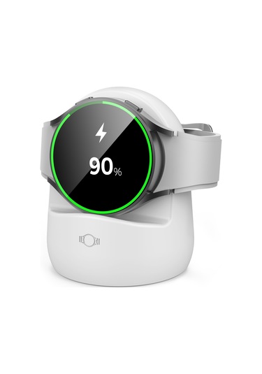Ahastyle Pt181 Galaxy Uyumlu Watch 3/4 / Aktif / Aktif 2 Beyaz İçin Silikon Şarj Standı İzle