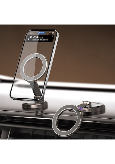 Dexmon Magsafe Katlanabilir Mıknatıslı Mini Araç İçi Telefon Tutucu