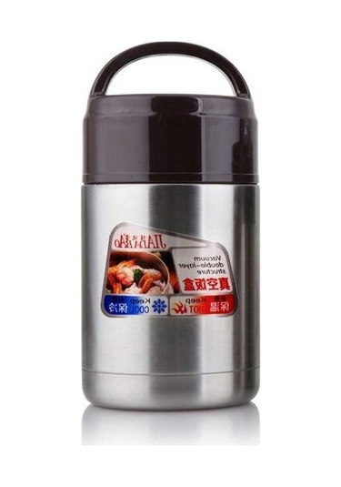 Novahub Jiadabao Paslanmaz Çelik Vakum Yalıtımlı Kaynatma Tencere, 1200ml, Taşınabilir Pirinç Tencere Çok Renkli