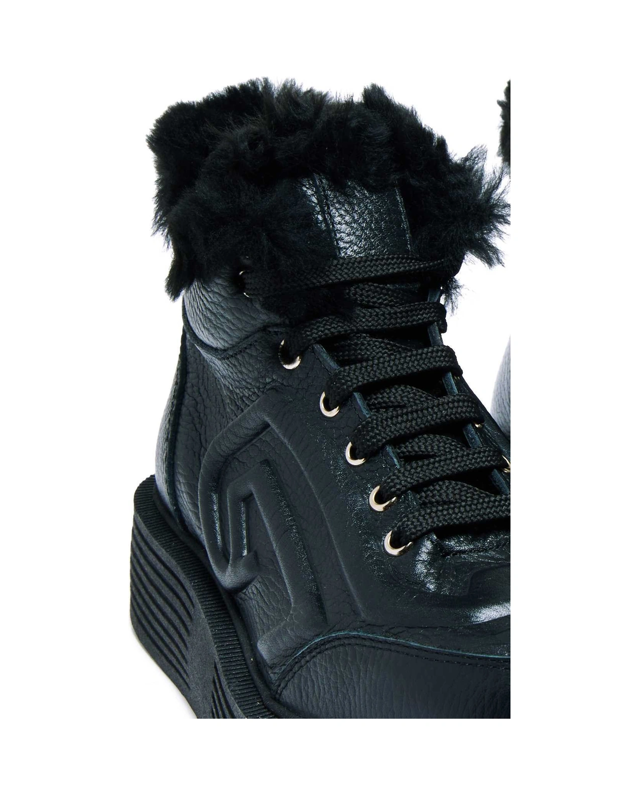 Bestello Kürklü Termo Taban Düz Bot 101-snt22-99 Kadın Bot Siyah