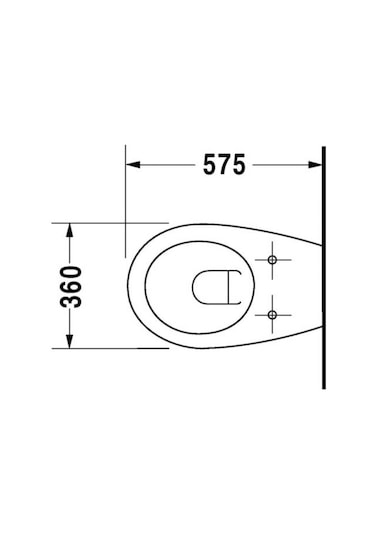 Duravit - Colomba Asma Klozet Kapak Dahil - 25473900a1- Diğer