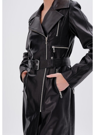 Valmenti Kadın Hakiki Deri Siyah Deri Deri Mont 616 Z-3951 Bn Derımont Sk24/25 Sıyah Dr Siyah