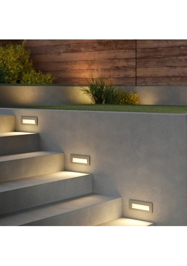 Antrasit Kasa Sensörlü Gün Işığı Merdiven Ve Basamak Armatürü (546668850) Antrasit