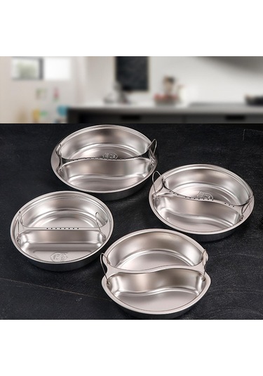 Homyl Patates Mutfak Için Paslanmaz Çelik Vapur Sepeti 18.8x4cm