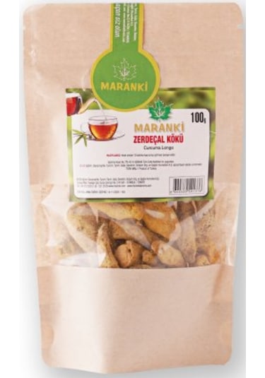 Maranki Zerdeçal Tane Şeffaf 100 G