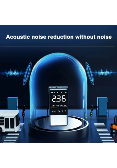 Vkemall Kablosuz Araç Şarjlı Hava Pompası - Led Ekranlı, Otomatik Durdurma, 4000mah Pil 150psı