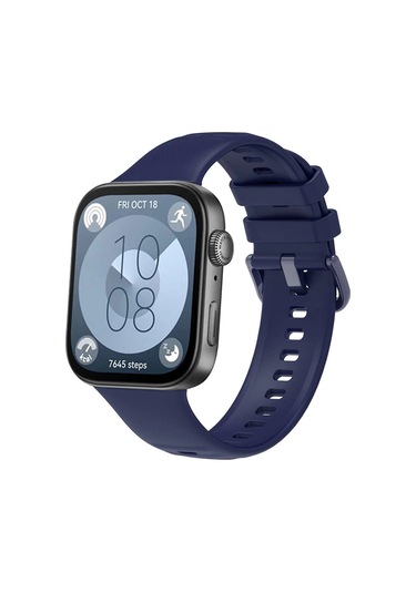 Huawei Watch Fit 3 Band Serisi Klasik Kordon Silikon Strap Kayış