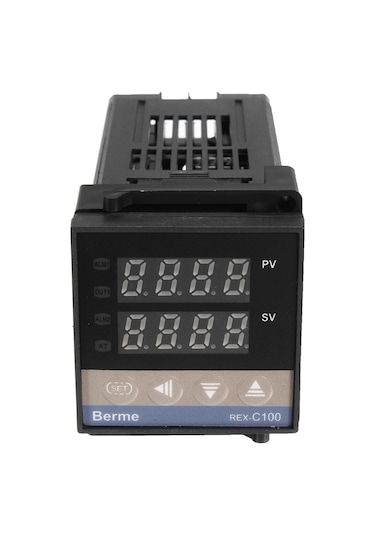 Dijital Lcd Pıd Rex-c100 Sıcaklık Kontrol Cihazı Seti + K Termokupl + Maks. 40a Ssr
