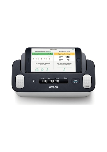 Omron HEM-7530T-E Complete Akıllı Tansiyon Aleti EKG Bir Arada Evde Tansiyon Takip ve Taraması