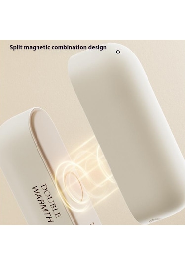 Jf308 2'si 1 Arada Bölünebilir Mini Taşınabilir Kış Elektrikli El Isıtıcı Güç Bankası - Yeşil