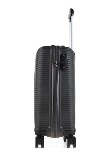 Ççs 5224 Polipropilen Üçlü Set Valiz Siyah Çok Renkli