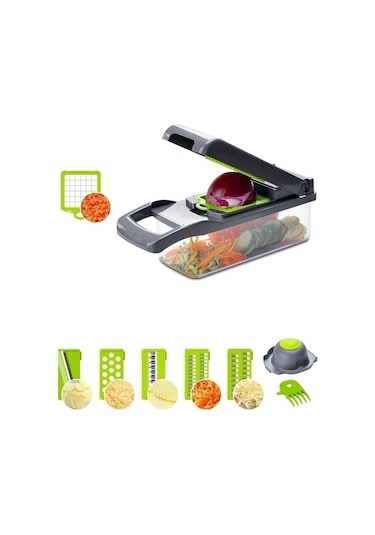 Mzf Çok Fonksiyonlu Sebze Doğrayıcı 13 Parça