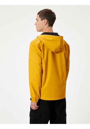 Koton Mevsimlik Ceket Slim Fit Fermuarlı Sarı 5wam20065hw Sarı
