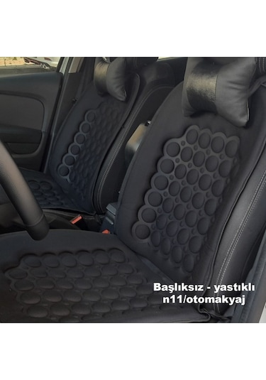 Oto Koltuk Kılıfı Minderi 2Li Ön Koltuk Ortopedik Süngerli