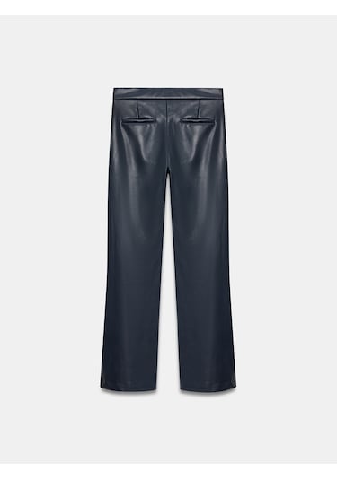 Dilvin 72237 Suni Deri Çan Paça Pantolon-lacivert Lacivert