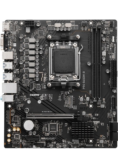 Msı Pro B650M-B AMD B650 6800 MHz (OC) DDR5 Soket AM5 mATX Anakart