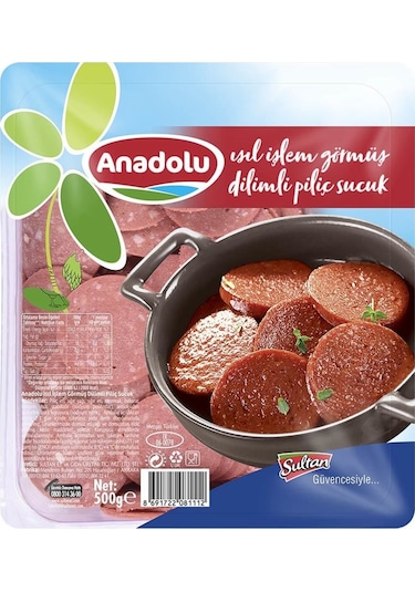 Anadolu Dilimli Piliç Sucuk 500 G