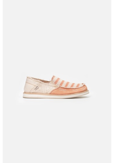 1331 Vaneda Lınen Espadrıl Keten Kadın Ayakkabı Bej/somon Bej