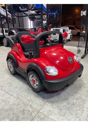 Akülü Araba Volkswagen Kırmızı