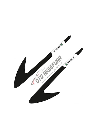 Skoda Kodiaq Çamurluk Venti Parlak Siyah Logolu