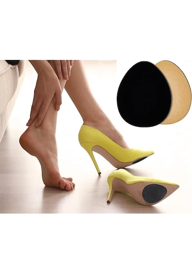 Ayakkabı Altı Kaydırmaz Tabanlık 2 Çift - 34 - 45 - Siyah