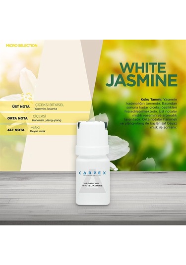 Carpex Koku Makinesi Beyaz + White Jasmine 50 ML
