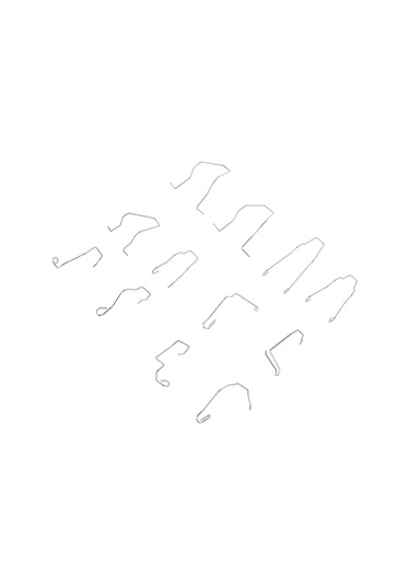 Reedark 12 Adet Paslanmaz Çelik Oto Far Sıkma Kıskaçları - H1/h3/h4/h7 Uyumlu Evrensel Far Ampul Tutucu Yaylı Klempler