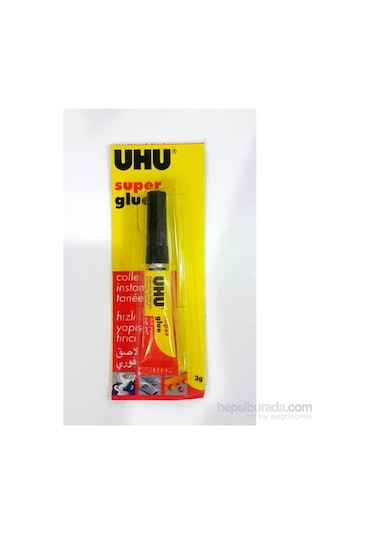 Uhu Japon Yapıştırıcı Süper Glue Jumbo 3 Gr 12 Li Kartela Uhu42400