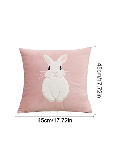 Küçük Taze Nakış,işlemeli Paskalya Elemanları, Oturma Odası Ve Yatak Odası İçin Yeni Yastıklar, Paskalya Dekorasyonu, Paskalya Yastık Kılıfları, 17,7 17,7 İnç, 1 Adet Diğer