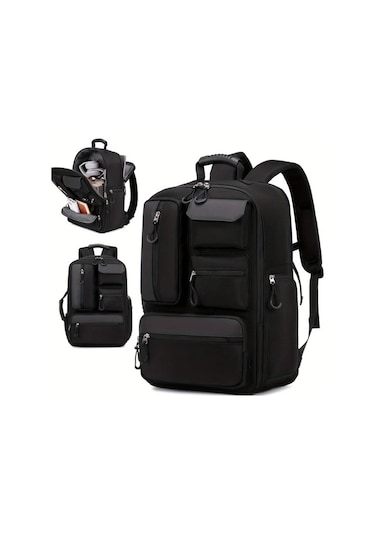 Xuweiwei 15.3 Inç Laptop Seyahat Sırt Çantası Silvery Gray Büyük Kapasiteli Ayakkabı Bölmeli Erkek Ve Kadın "value":"mavi"