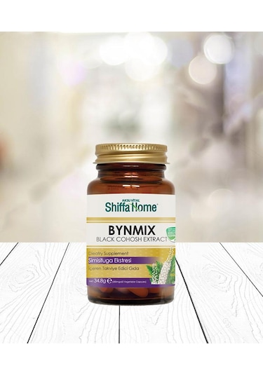 Aksu Vital Shiffa Home BYNMIX Siyah Yılan Kökü Kapsül 580 MG 60 Kapsül