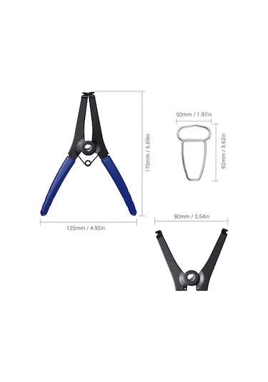 10 Miter Kelepçeli Yaylı Pense, Çerçeveler, Kalıplar, Ahşap Kompozit Miter Köşeleri İçin Ahşap İşleme Aracı Miter Pense Ve Kelepçeler Mavi