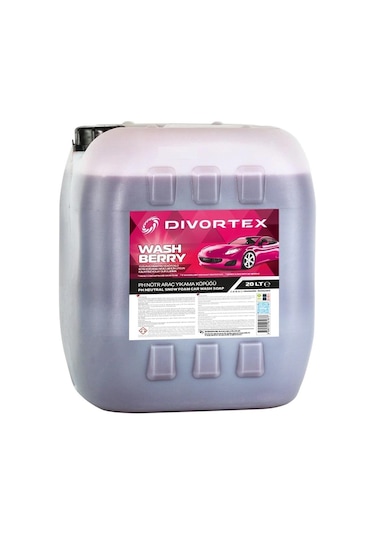 Divortex Washberry Ph Nötr Oto Şampuanı 20 Litre