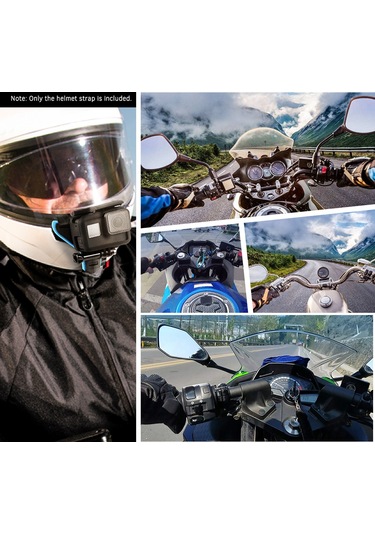 Dofolink Motorcycle Kask Açık Yüz Tutucu, Gopro Hero 10/9/8/7/6/5/4/3 Sjcam Djı Osmo Action Xıaoyı İçin Evrensel Tekerlekli Tutanak Vidalı