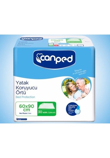 Canped 60 x 90 CM Yatak Koruyucu 30'lu x 2 60 Adet