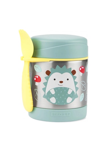 Skip Hop Zoo Paslanmaz Çelik Termos 325 Ml Kirpi Çok Renkli